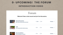 0-Upcoming: The Forum