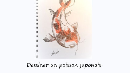 Dessiner un poisson japonais