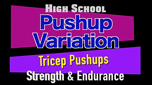 Strength and Endurance TriCep Push Ups q HS
