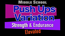 Strength and Endurance Elevated Modified Pushups N