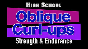 Strength and Endurance Oblique Curl Ups HS