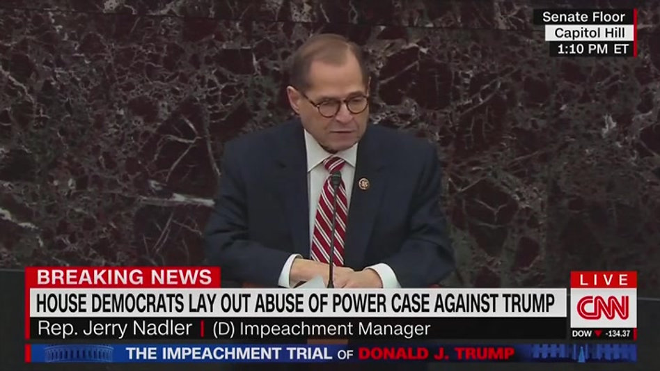 Nadler: The Articles of Impeachment Against Trump Among the Most Serious Charges Ever Brought Against the President	