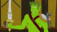Orc looks concerned, but Excalibur is deadly serious!