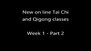 New Beginners Tai Chi  - Week 1