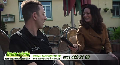 Interview in der Tanz & Familiengaststätte Immergrün