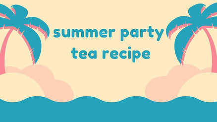 Summer Tropical Amanita Tea Recipe