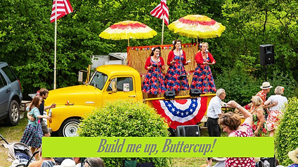 Buttercup's truck-to-stage transformation!