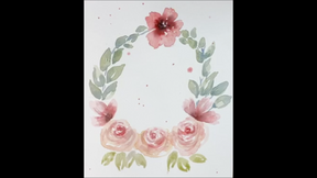 Watercolor Loose Roses