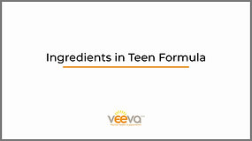 Ingredients in Veeva Teen Formula