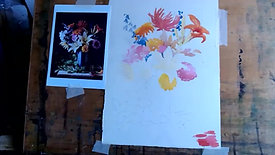 watercolour tuesday flowers 22 03 22