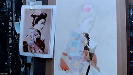 Watercolour Tuesday Japanese Lady 14 06 22