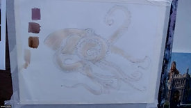 Drawing Cafe 13 6 22 Octopus