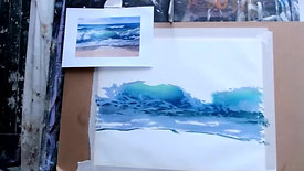 Oil Painting Waves part 1 23 6 21