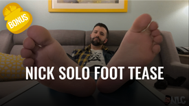 Nick Solo Foot Tease