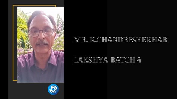 Lakshya Testimonial- 1