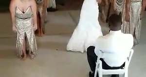 Mrs Moses & Bridesmaids Surprise Dance for Husband