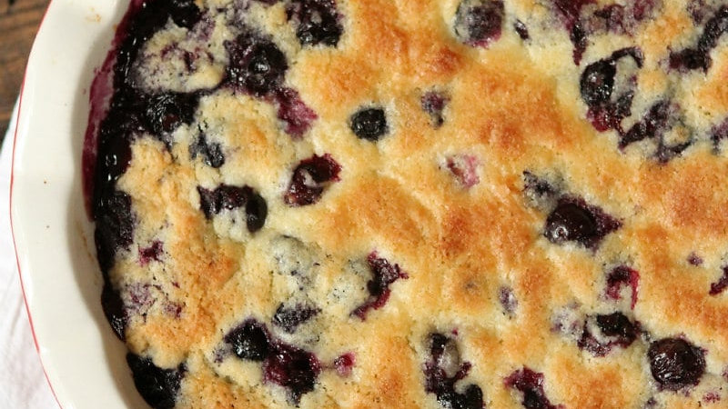 Cooking with Season - Blueberry Cobbler
