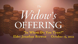 "In Whom Do You Trust?" by Elder Jonathan Browne