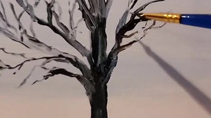 How to Paint a Winter Tree: Part 1