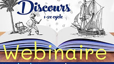 Webinaire Discours 1-2e cycle