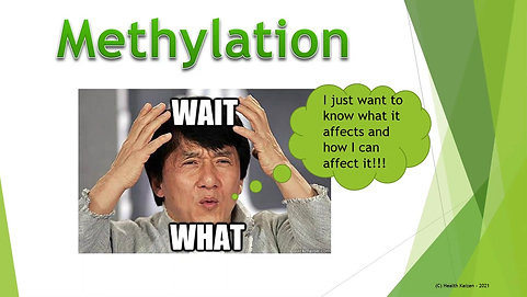 Methylation Part 1 - March 27, 2021