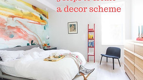 5 steps to create a decor scheme