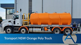 Transport NSW Orange Poly Truck
