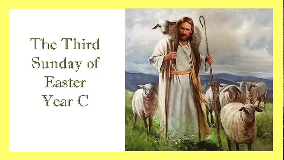 2022 The Fourth Sunday of Easter Year C 7-8 May St Brigid's 9.00am Mass