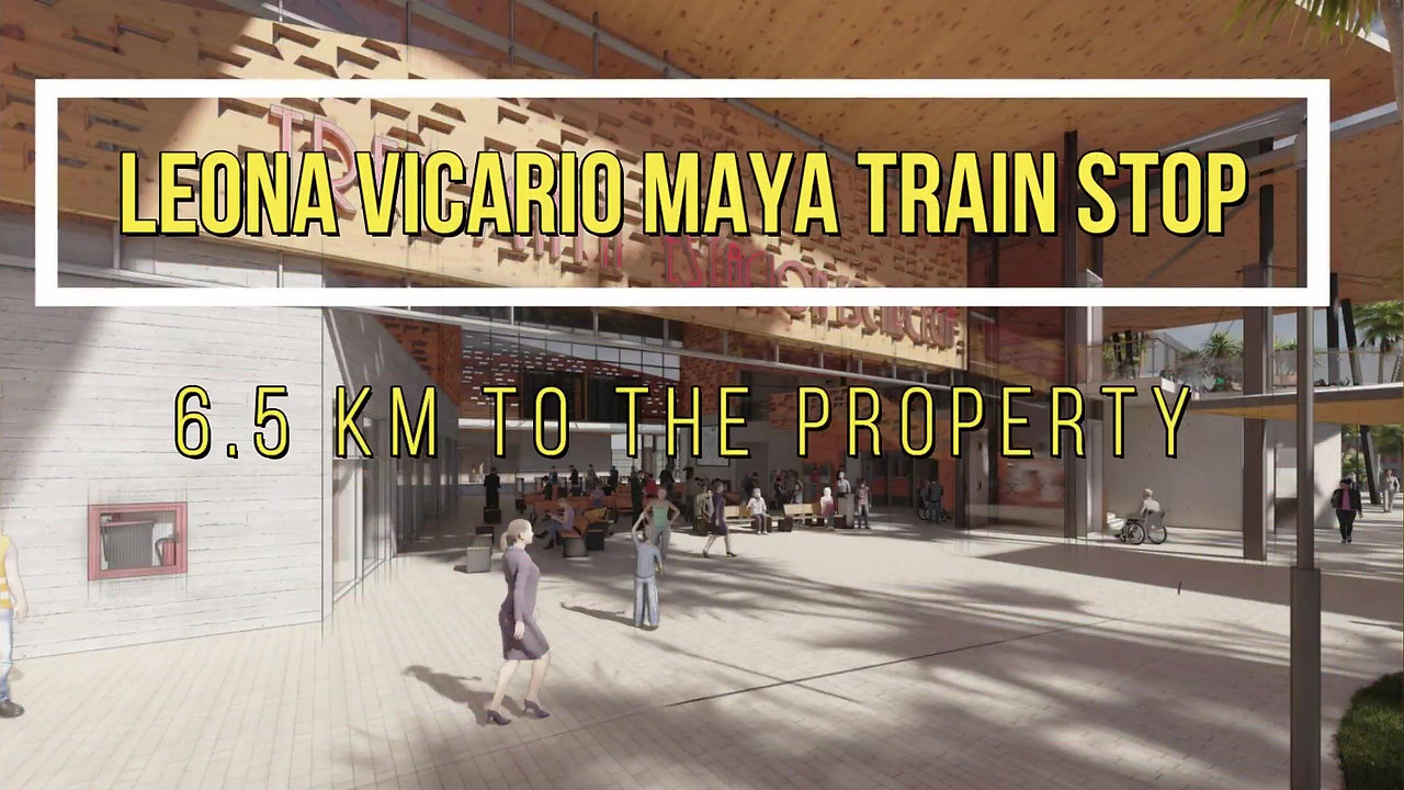 VIDEO TOUR to  the Maya Train Station