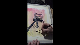Headgear painting time-lapse 