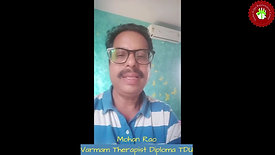 Mohanrao Varmam Therapist Diploma feedback