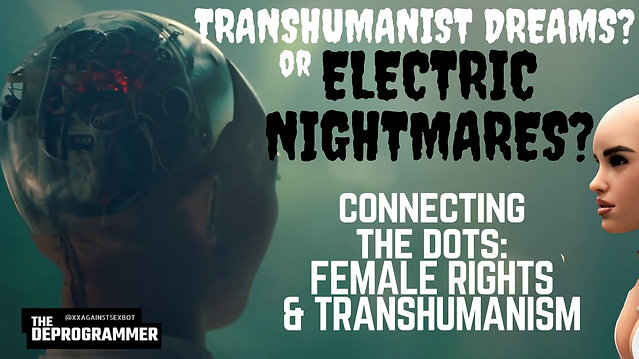 Transhumanist Dreams or Electric Nightmares? CONNECT THE DOTS: FEMALE RIGHTS & TRANSHUMANISM