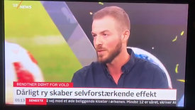 Henrik Hjarsbæk i TV2 News