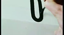 lettering an o