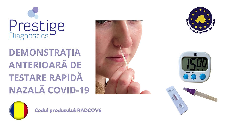 PRESTIGE DIAGNOSTICS RADCOV6 Demo Video  ROMANIA