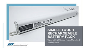 SIMPLE TOUCH RECHARGEABLE BATTERY PACK