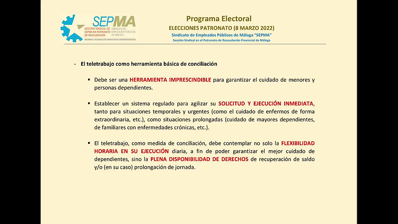 2 Campaña Electoral SEPMA Participación y Conciliación
