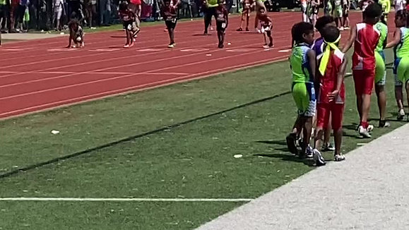 Denver Steed places 1st in the 100m Dash