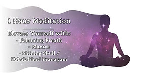 1 HR Meditation - Breath, Mantra, Shining Skull