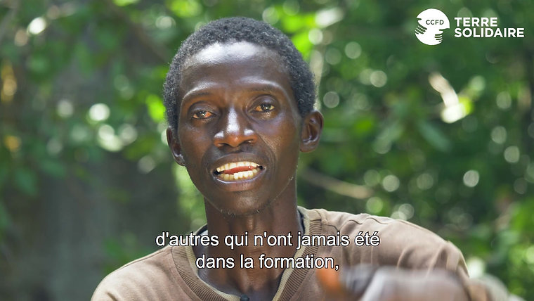 A.D. Sané paysan sénégalais, bénéficiaire de MFR/CCFD