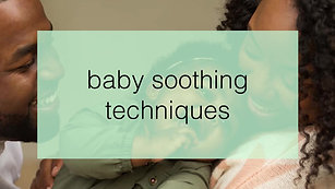Baby Soothing Techniques