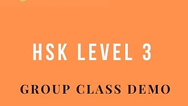 HSK Level 3 Demo Class