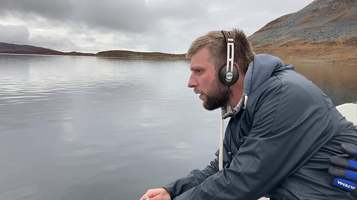Recordings at Saanajärvi lake