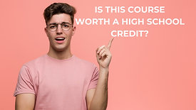 Is this course worth a high school credit?