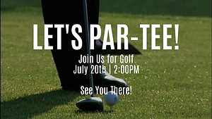 Golf Event Invitation