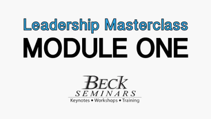 Leadership Masterclass Module 1