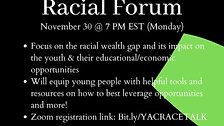 Youth Advisory Committee's Racial Forum Pt. 2
