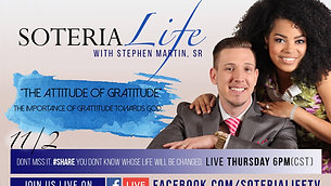Soteria Life Live w/ Stephen Martin Sr. Featuring Lady Paula Martin