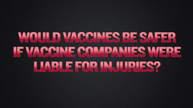 Segment 6 - Would Vaccines Be Safer If Vaccine Companies Were Liable for Injuries?