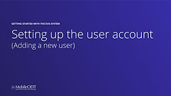 Setting up the user account